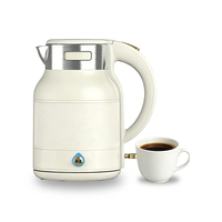 Bouilloire Électrique Rétro 2L, Design Vintage, Acier Inoxydable Double Paroi Anti-Brûlure, Ébullition Rapide, Qualité Alimentaire, Sans Soudure, Vente en Gros