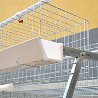 Cages à poules pondeuses de type A pour l'élevage, équipements d'alimentation et d'élevage pour poulets de ferme, cages à volailles à étages
