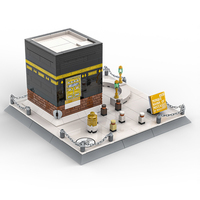 Série Construction Attraction 4226 Maquette Mosquée Kaaba Blocs de Construction Éducatifs en Plastique Jouet Briques Set Unisexe pour Enfants