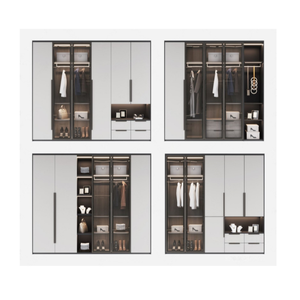 Modern Walk in <strong>Closet</strong> Wardrobe Para Habitacion Custom Systems Design Wood Bedroom Cupboards - Product Image 4