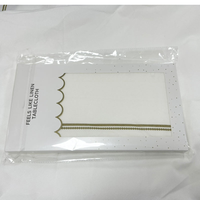 Nappe en papier Airlaid blanche imprimée simple, biodégradable, jetable, sans pollution, pour fêtes, mariages et événements