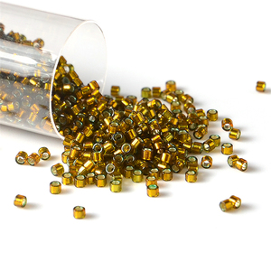 <span class=keywords><strong>Perles</strong></span> de rocaille en verre Miyuki Delica japonaises couleur argentée 11/0 <span class=keywords><strong>pour</strong></span> broderie, travaux manuels et fabrication de bijoux - Product Image 3