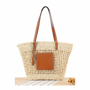 Sac à main en tissu doux tressé en daim à nœuds demi-ronds, sac à main rétro à nœuds tissé à la main, sac sous le bras - Product Image 1