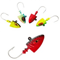 Jig métallique 80g avec tête plombée pour la pêche en eau salée, le jigging en haute mer, le saumon, le maquereau, le bar et le requin, pour la pêche en lac et en rivière