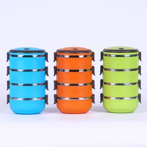 Big Capacity Multi-Layer Stainless Steel Material Eco-Friendly Detachable <strong>Round</strong> Lunch <strong>Box</strong> - Product Image 1