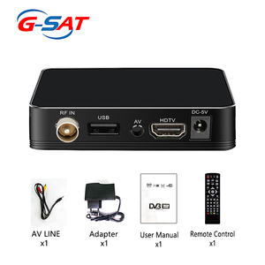 FTA迷你数字电视调谐器机顶盒DVB-T2接收器WIFI加密狗支持多语言1080p免费Air H264接收器 - Product Image 3