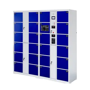 6 porta metal eletrônico inteligente digital impressão digital armário, inteligente pacote entrega armário, cofre pessoal armazenamento armário
