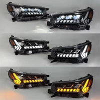 Ensemble de phares LED pour Toyota Hilux 2020-2025, phare avant modifié avec éclairage dynamique séquentiel à démarrage progressif