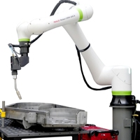 Bras robot collaboratif Fanuc série CRX, 6 axes, charge utile 5, 10, 20, 25, 30 kg, cobot personnalisé pour palettisation, soudage, polissage