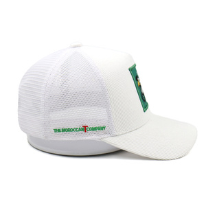 Özel Tasarım Vintage Kartal İşlemeli Yama Trucker Şapka Beyaz Nervürlü Kordonlu Fileli Beyzbol Şapkası Sokak Kaykayı ve Açık Hava Aktiviteleri İçin - Product Image 4