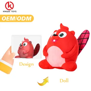 Kinqee Custom Made Plush Cat Doll Toy OEM ODM ASTM CE Certified For Kids Aged 5-7 Years PP Cotton Filled Company Gifts Couples