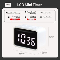 Minuteur numérique rechargeable de qualité supérieure avec 3 groupes de mémoire pour l'étude, les examens et la salle de classe des enfants