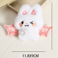Porte-clés Peluche Chauve-souris Mignonne, Cadeau Créatif et Amusant pour Halloween, Breloque pour Sac
