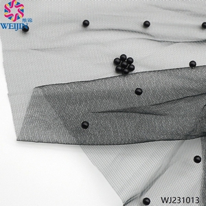 Nuovo 100% personalizzato in maglia rinforzata con flash in poliestere tulle tessuto a maglia tessuto a maglia abbigliamento casual abito casual - Product Image 2