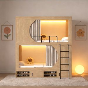 Heavy Duty with Stairs for Adult High Load Bearing Reinforced Frame Durable Build <strong>Bunk</strong> <strong>Bed</strong> <strong>Wood</strong> - Product Image 1