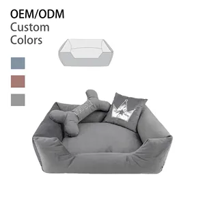 Cama de gato macia luxuosa princesa acessórios para cães acessórios ecológicos