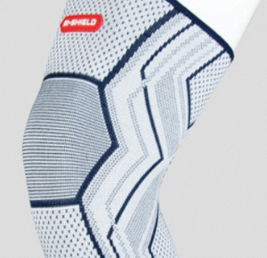 Ergonomische knieondersteuning met multidirectionele stretch en anti-vervormingskern voor gebruik in de sportschool - Product Image 4