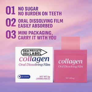 Suplemento Dietético de Colágeno en Película Oral Disoluble Más Vendido con Colágeno que Apoya la Salud de la Piel, el Cabello y las Uñas, Película Oral para Adultos - Product Image 2