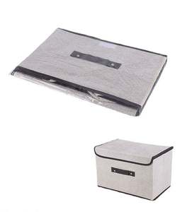 Caja de Almacenamiento de Tela de Algodón, Plegable, de Cinco Capas, Grande, para Ropa, Juguetes, Ropa de Cama, Duradera, Resistente al Agua, Ecológica - Product Image 2