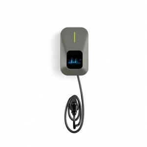 Borne de recharge murale pour VE Type 2, 7,4 kW, station de charge AC, prise EU, écran LCD, pour maison et <span class=keywords><strong>garage</strong></span> - Product Image 3