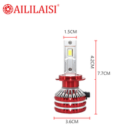 Ampoules de phares LED H4 H7 étanches IP68, dissipation rapide de la chaleur, améliore la visibilité, phare de voiture pour la pluie, le brouillard, la neige, la poussière, les véhicules