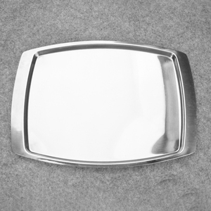 Plato Rectangular de Acero Inoxidable para Joyería, Bandeja Vaporera Plateada, Plato de Exhibición, Bandeja de Tocador, Novedad <span class=keywords><strong>2026</strong></span> - Product Image 3