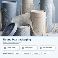 Tube en carton rigide pour emballage de vêtements de luxe, sous-vêtements, chaussettes, écharpes, emballage cadeau pour la mode.