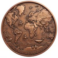 Pièce commémorative en cuivre pur 999, motif personnalisé, 1 oz, impression Lady Liberty, moulage en relief 3D, pour le marché du cadeau et de la vente au détail