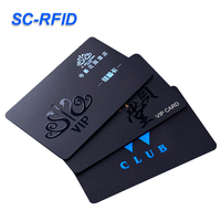 Cartes d'affaires VIP en PVC à impression rapide RFID 13,56 MHz pour hôtels, supermarchés et restaurants