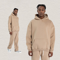 Fabricant de survêtements décontractés d'hiver sur mesure, veste zippée brodée, ensemble jogging, pantalon de survêtement en coton, coupe-vent, survêtements pour hommes