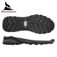Wolf Brand Semelle en caoutchouc pour l'extérieur Semelle en caoutchouc de randonnée antidérapante Semelle extérieure en TPU imperméable pour bottes de randonnée extérieure en caoutchouc MD