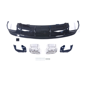 Kit Carrozzeria Stile AMG 45 per <span class=keywords><strong>Mercedes</strong></span>-Benz <span class=keywords><strong>CLA</strong></span> W117 Berlina 2014-2018, Paraurti Posteriore, Labbro Posteriore, Diffusore Posteriore, Upgrade - Product Image 4