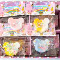 En gros Mignon Fourrure Chat Patte Squishy TPR Coloré Fidget Squeeze Soulagement Du Stress Jouet pour Enfants Unisexe