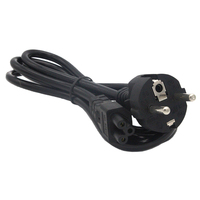 Câble d'alimentation pour ordinateur conforme aux normes européennes, prise européenne, câble d'alimentation CA pour moniteur PC, imprimante, 1,5 m, 1,8 m, 2 m