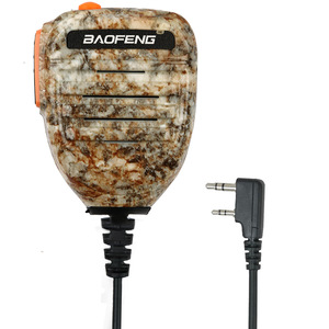 Baofeng Handheld <b>Microphone</b> For Walkie Talkie With 2 Pin Connector Camouflage Design Communication Accessory - Product Image 1