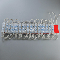 Module LED étanche IP68 12V blanc 3 SMD3030 LED haute luminosité 2W pour caisson lumineux/enseignes lumineuses