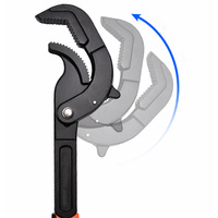 Clé universelle clé à tuyau ensemble de clés à fourche en acier à haute teneur en carbone Snap N Grip Tool Plombier Multi Hand Tool