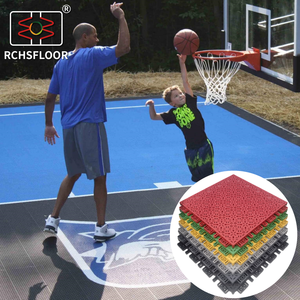Ngoài trời sân bóng rổ gạch lồng vào nhau sân bóng rổ sàn cho sân sau sân chơi thể thao sự kiện - Product Image 3