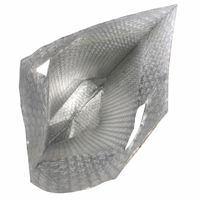 Sac isotherme en aluminium, sacs d'épicerie isolés, sacs à bulles en aluminium anti-fuite, multifonctionnels, taille personnalisée pour la restauration, les aliments congelés