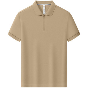 Polo Shirt Short Sleeve Solid Color Cotton Workwear Daily Wear Uniforms Corporate Collared Apparel - Product Image 2