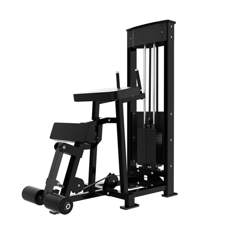 Equipo de gimnasio comercial Pin Loaed Lateral Standing Leg Curl Split Vertical Muslo Muscle Traine productos de fitness