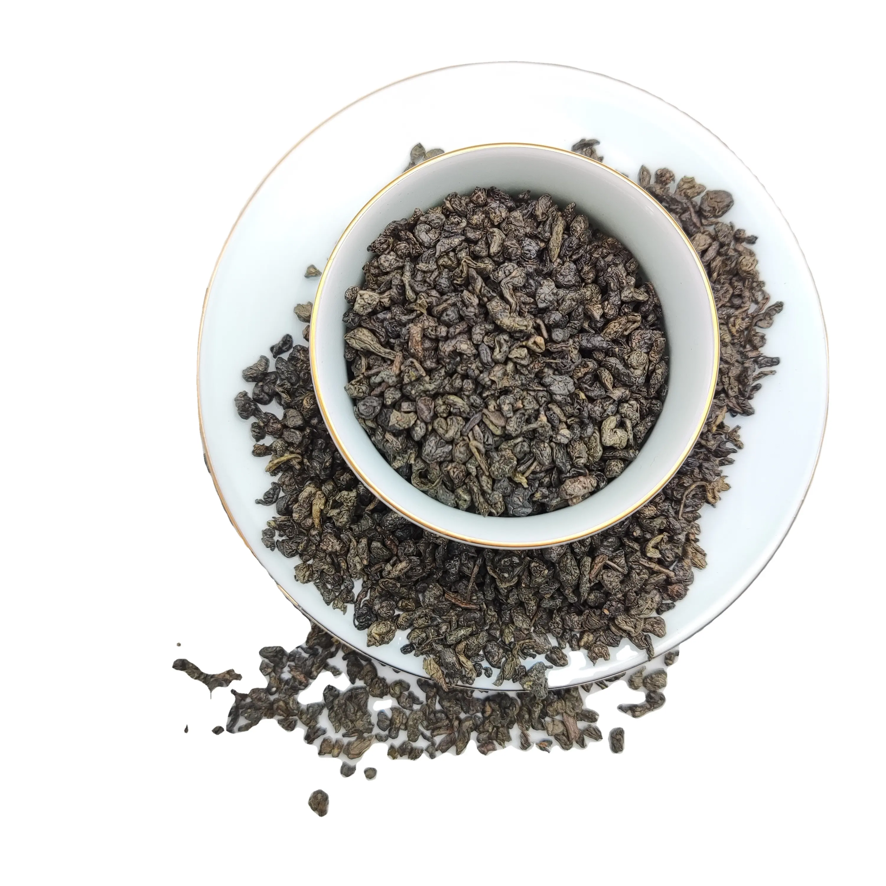 Commercio all'ingrosso della fabbrica EU Standard certificato biologico RFA Premium 3505 polvere da sparo tè verde Earl grigio