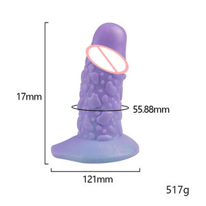 Neuer Sexbay Hunde-Spezialform Weicher Analplug Silikon Fantasy Großer Tier-Simulierter <span class=keywords><strong>Dildo</strong></span> <span class=keywords><strong>Penis</strong></span> Sexspielzeug Dildos für Frauen - Product Image 5