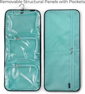 Free Sample Personalized Collapsible Large Rolling Duffel <b>Bag</b> with <b>Garment</b> Rack <b>Travel</b> Rolling Dance Costumes <b>Bag</b> with Rack - Product Image 6