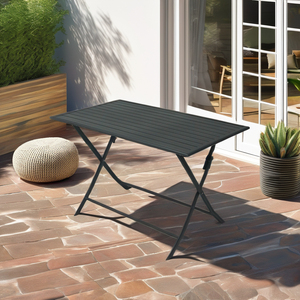 <span class=keywords><strong>Table</strong></span> <span class=keywords><strong>basse</strong></span> hexagonale pratique pour l'extérieur en aluminium à installation zéro <span class=keywords><strong>Table</strong></span> de terrasse <span class=keywords><strong>pliante</strong></span> résistante structurée et légère - Product Image 1