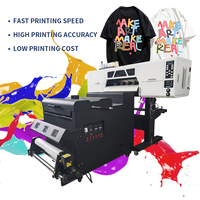 Nueva Impresora de Inyección de Tinta DTF I3200 de 4 Cabezales y 600 mm, Impresora de Rollo a Rollo con Tinta a Base de Agua, Sistema Automático de Impresión de Camisetas de Alta Velocidad con Pantalla Táctil