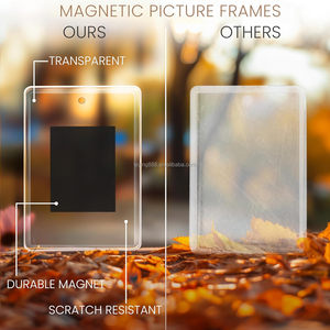 Từ Khung Ảnh Trống Acrylic Tủ Lạnh Nam Châm Rõ Ràng Acrylic Tủ Lạnh Hình Ảnh Nam Châm Với Ảnh Chèn - Product Image 6