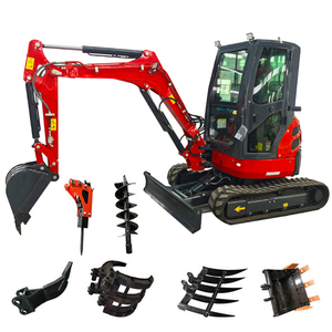 Mini Excavadora con Motor de 3.5 Toneladas, Hidráulica, con Orugas, EPA, para Uso Agrícola, Envío Gratis - Product Image 1