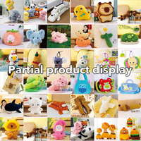 Mainan Alpaca Kuning dan Hijau untuk Mesin Cakar Mini, Boneka Plush Terlaris, Mainan Plush Laris untuk Mesin Cakar