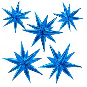 22 Inch 4D Huge Gold Star Balloons Explosion Star Aluminum Foil Balloons for Party Supplies Backdrop Christmas <b>Ornament</b> - Product Image 1